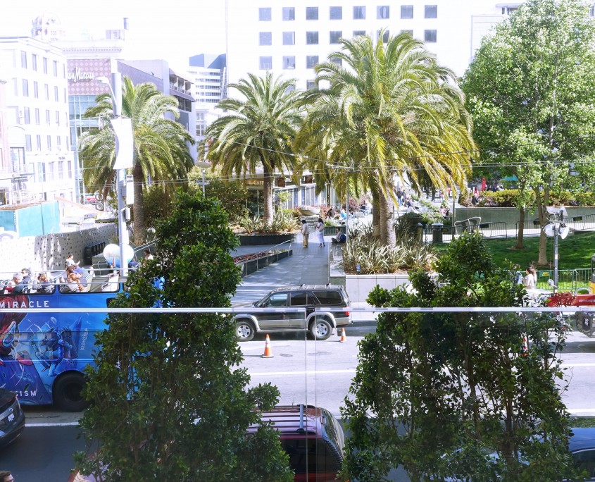 Vista da Apple Store Union Square - São Francisco - Hotel California Blog