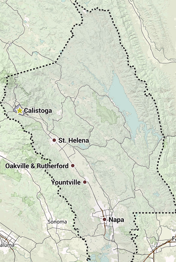 mapa napa valley