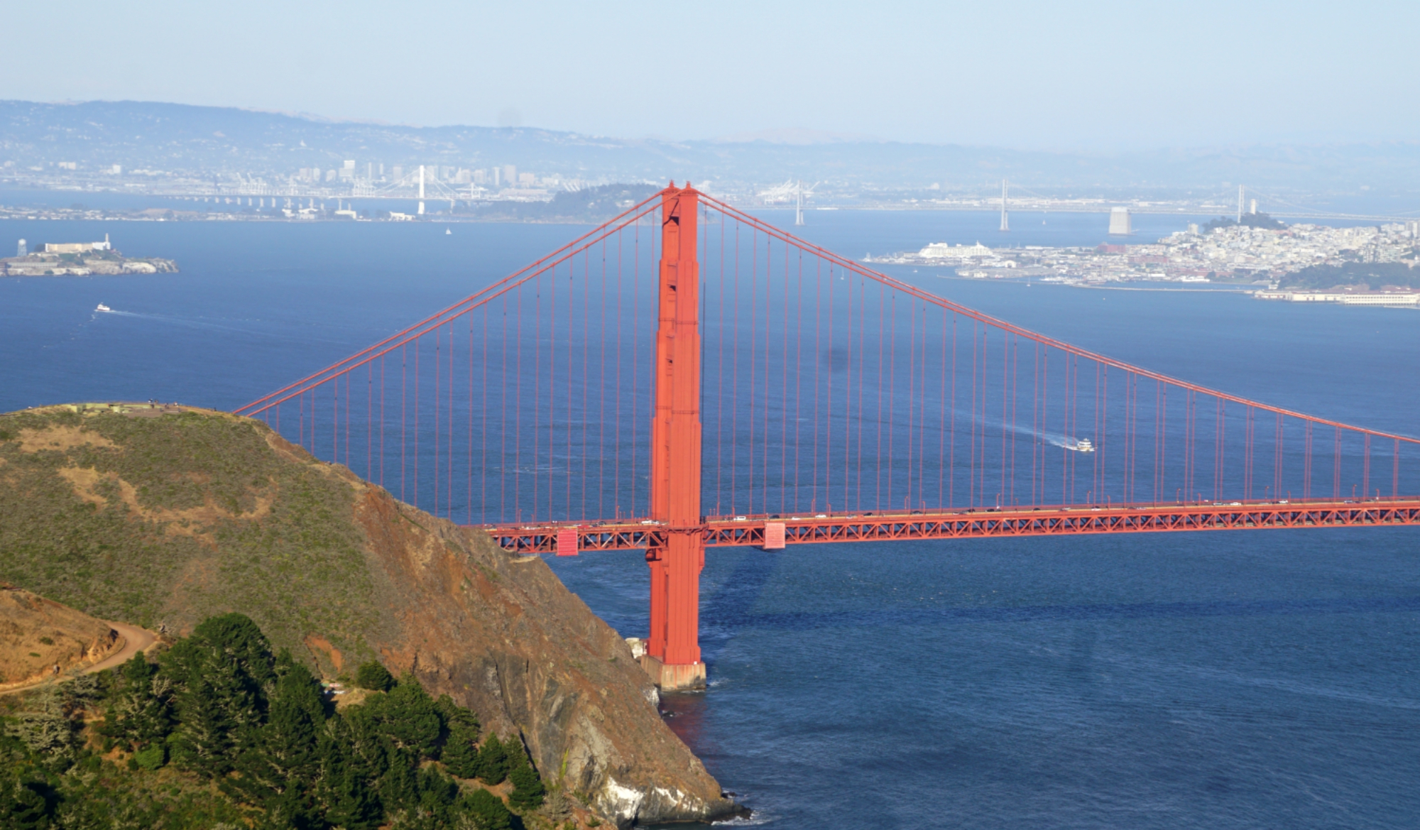 Melhores vistas da Golden Gate